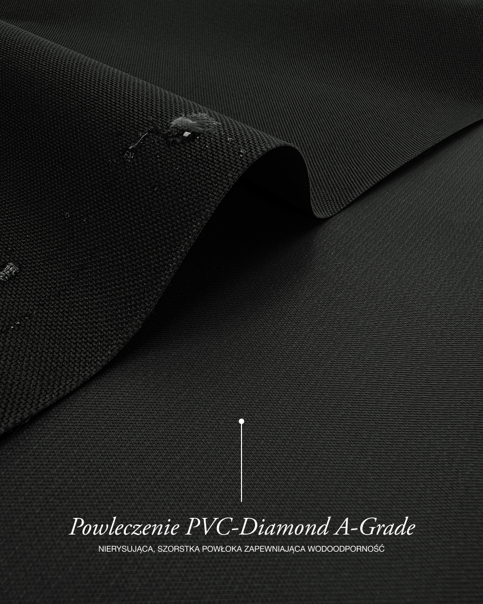 Waterproof Codura Fabric 600D*600D PVC A-GRADE (580) black