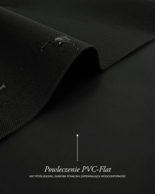 Waterproof Codura Fabric 600D*600D PVC-FLAT (580) black