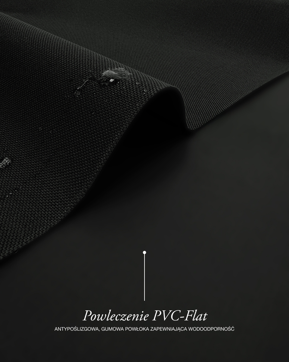 Waterproof Codura Fabric 600D*600D PVC-FLAT (580) black