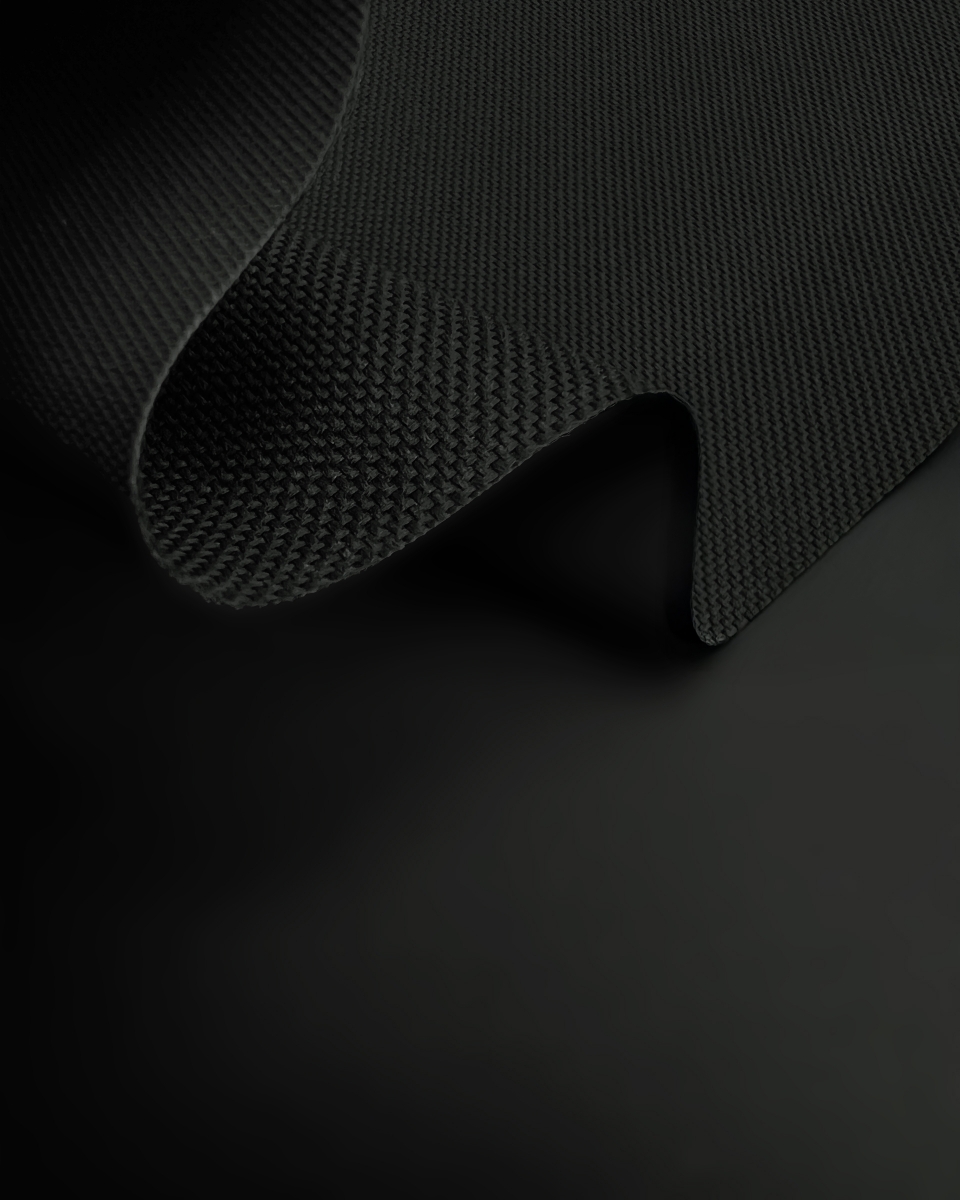Waterproof Codura Fabric 600D*600D PVC-FLAT A-GRADE (580) black
