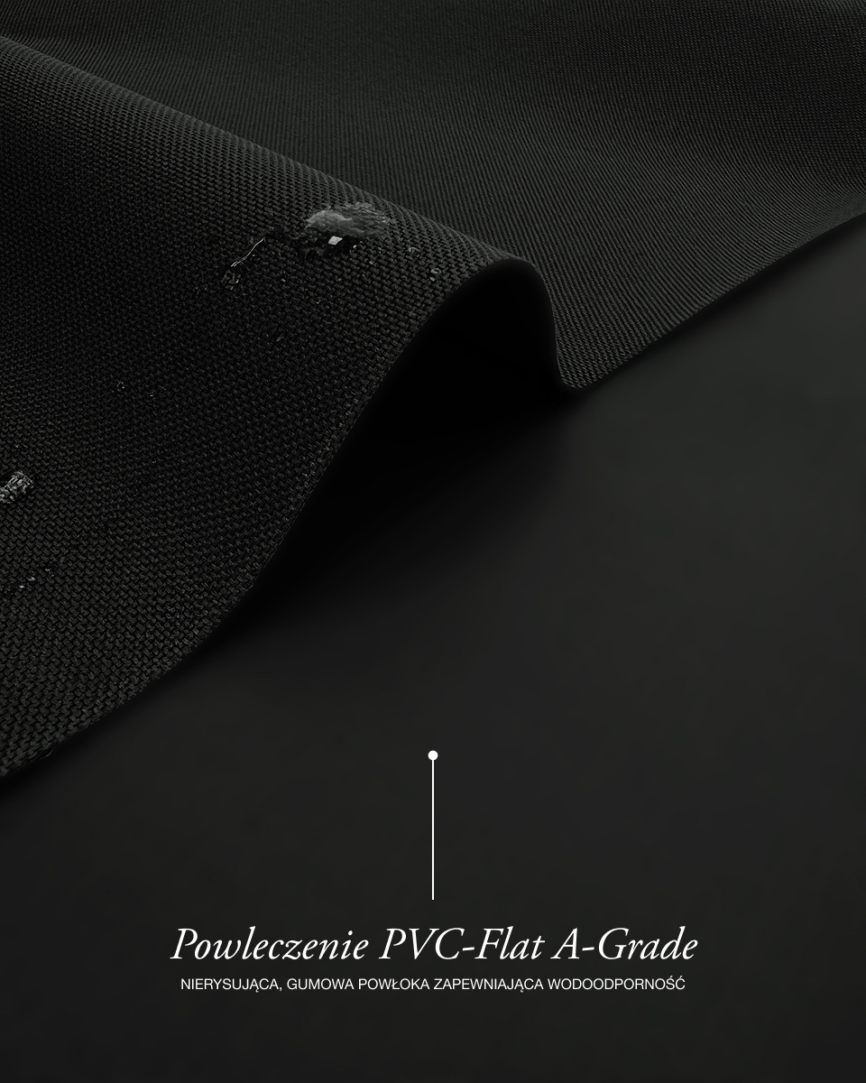 Voděodolná tkanina Kodura 600D*600D PVC-FLAT A-GRADE (580) černá Voděodolná tkanina Kodura 600D*600D PVC-FLAT A-GRADE (580) černá
