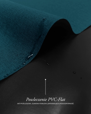 Waterproof Codura Fabric 600D*600D PVC-FLAT (146) blue two-tone