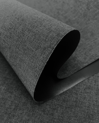 Waterproof Codura Fabric 600D*600D PVC-FLAT (580) black two-tone