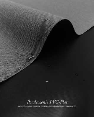 Waterproof Codura Fabric 600D*600D PVC-FLAT (134-2) grey two-tone