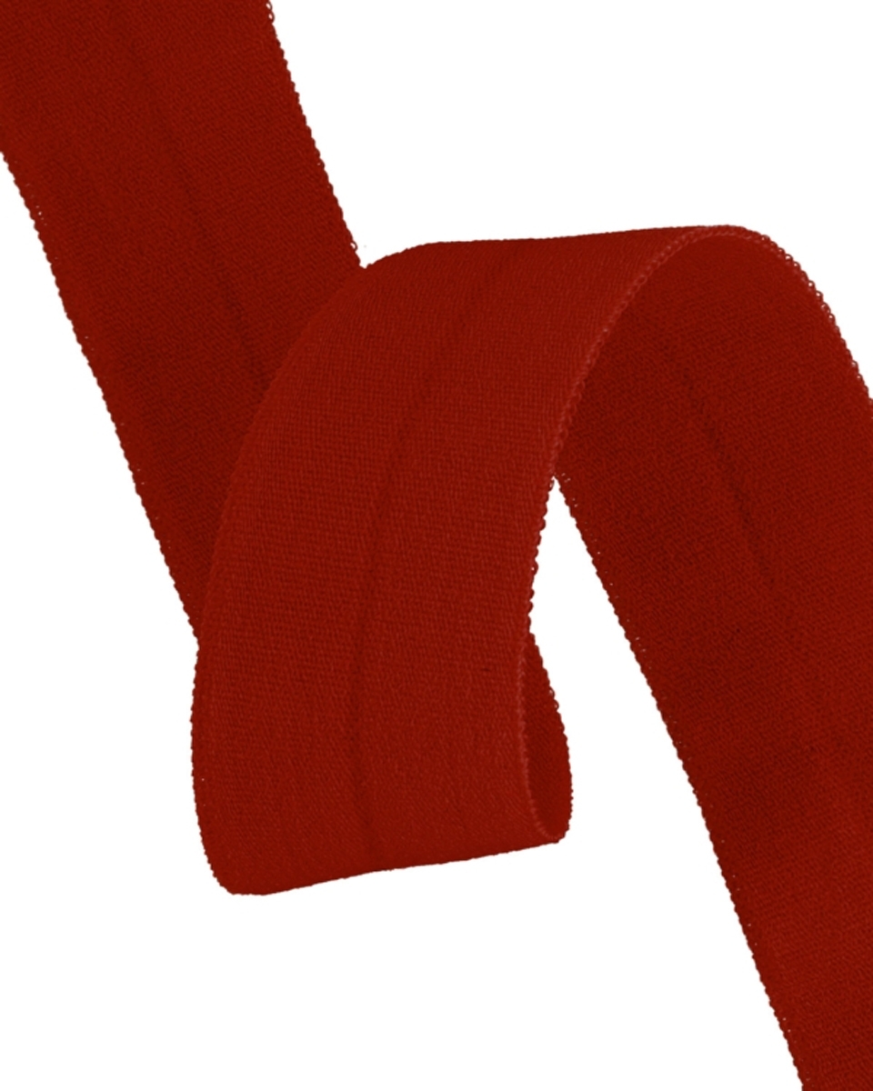 Fold-over elastic 20 mm /0,65 mm maroon (520)