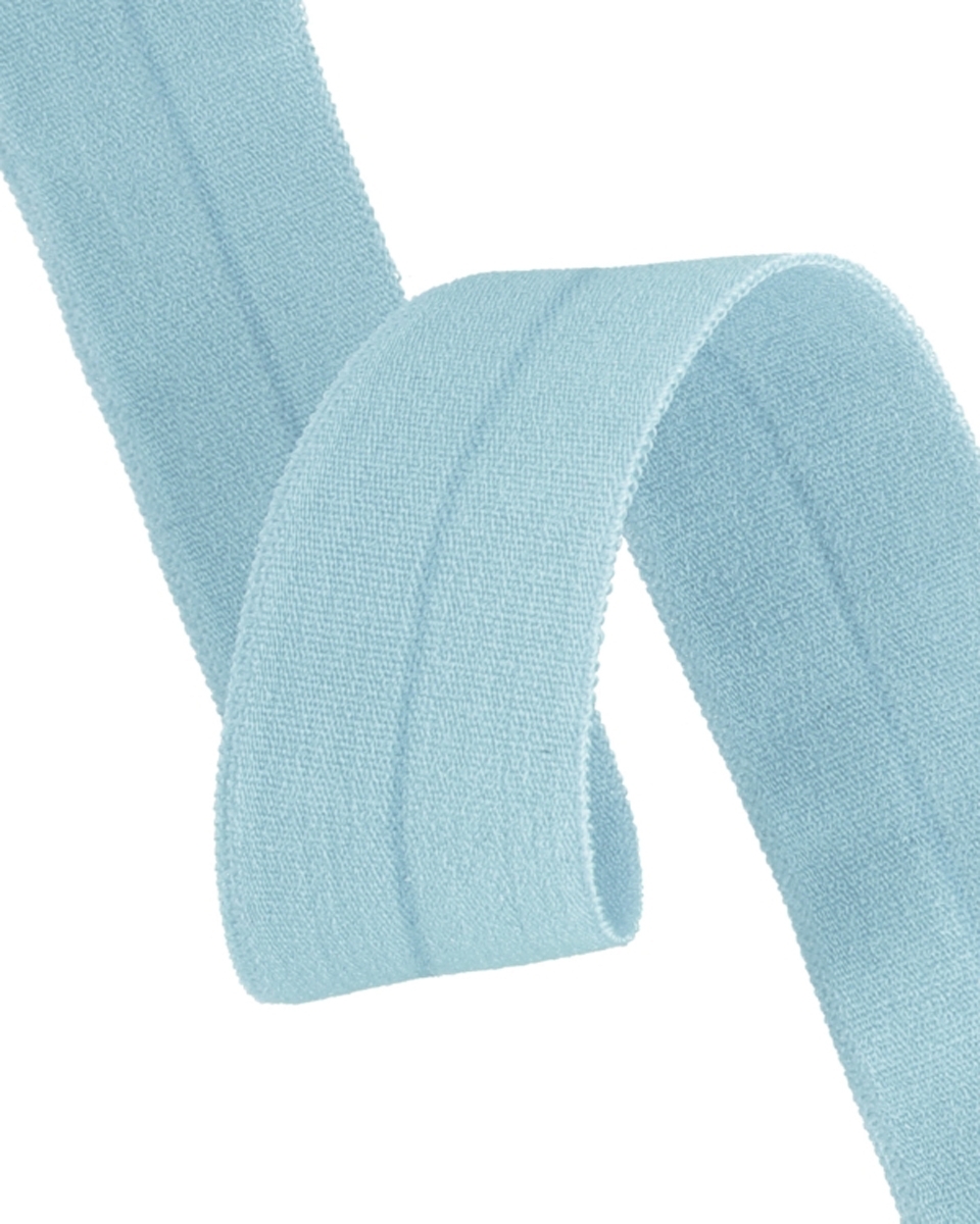 Fold-over elastic 20 mm /0,65 mm grey blue (352)
