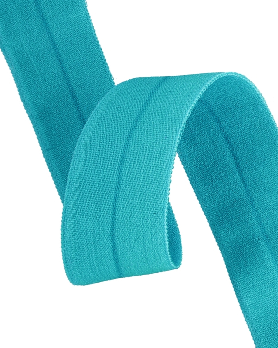 Fold-over elastic 20 mm /0,65 mm blue (822)