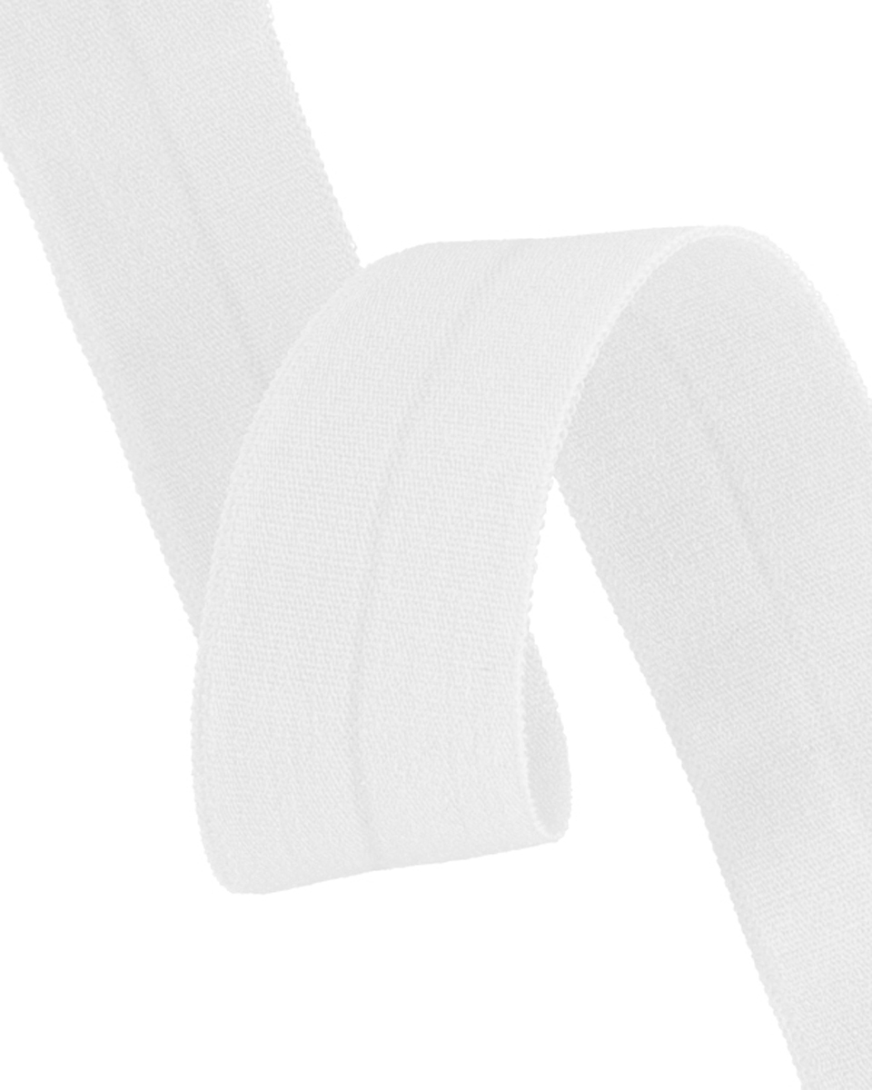 Lamówka elastyczna 20 mm/0,65 mm (502) biała