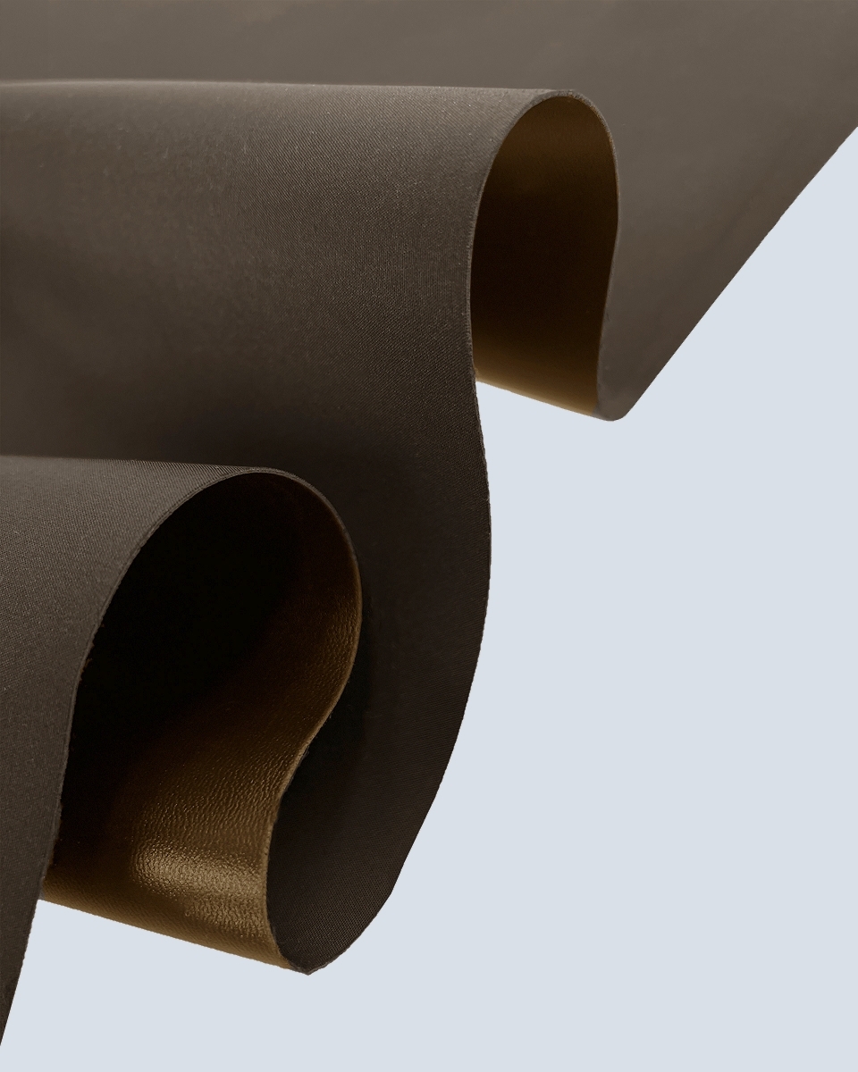 Polyesterstoff Micro PVC (141) Dunkelbraun