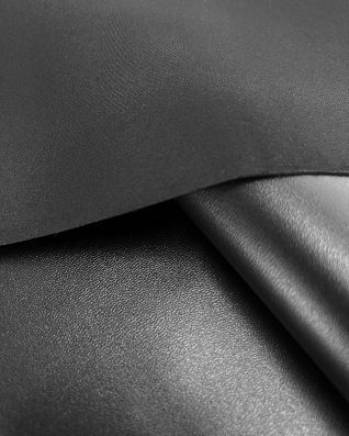 Полиэфирная ткань Micro PVC (580) чёрная