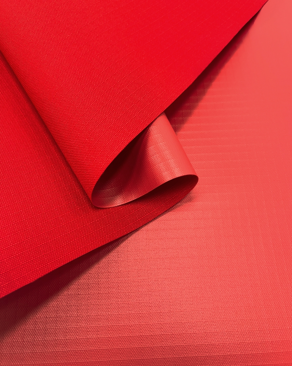 Waterproof Rip-Stop Fabric 600D*600D PVC (171) red