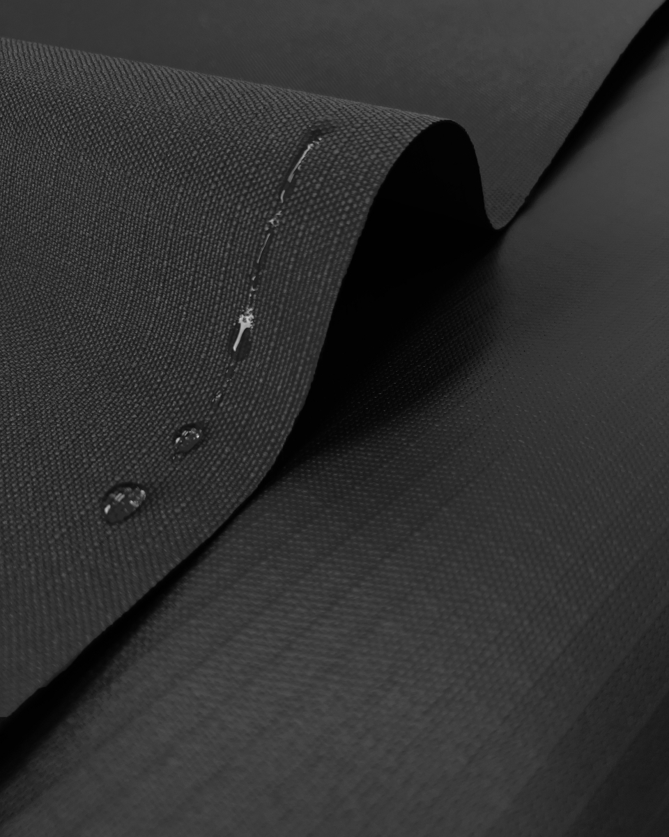Waterproof Rip-Stop Fabric 600D*600D PVC (580)  black