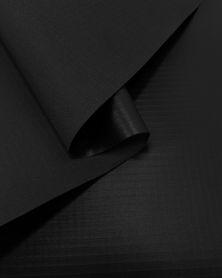 Waterproof Rip-Stop Fabric 600D*600D PVC (580)  black