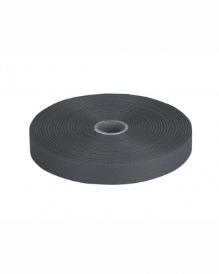 Baumwollköperband 10 mm/0,35 mm Schwarzgrau (301)