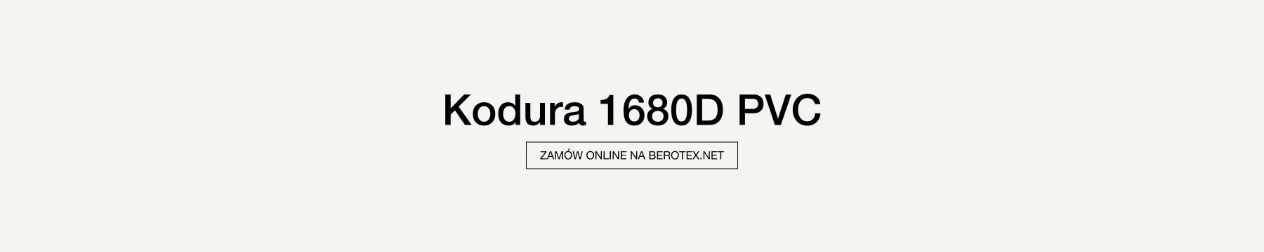 1680D PVC Doppelgewebe - Extra stark