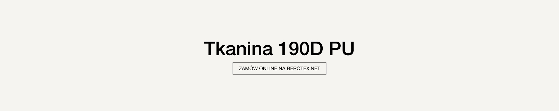 Tkanina poliestrowa 190D PU – do podszewek