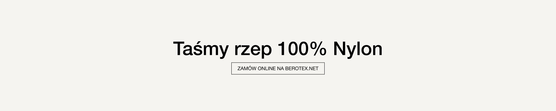 Taśmy rzep 100% nylon - kup online