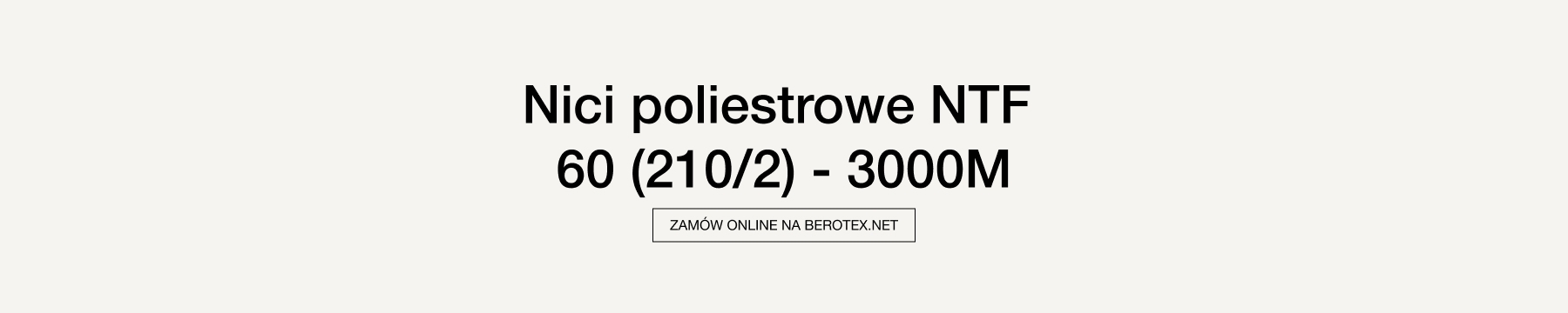 Nici kaletnicze NTF 210/2 3000m – do szycia skóry