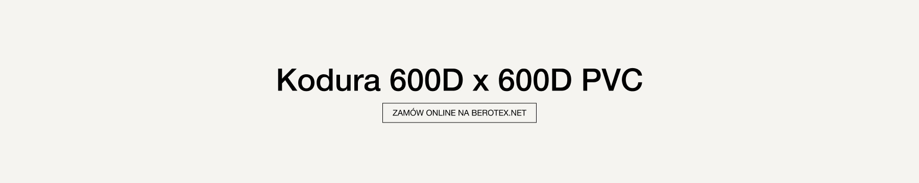 Kodura Fabric 600D x 600D PVC - extra strong and waterproof