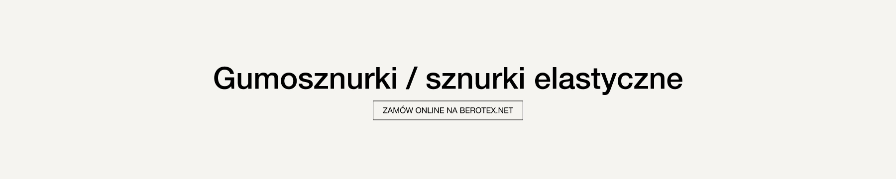 Gumosznurki - elastic round rubber