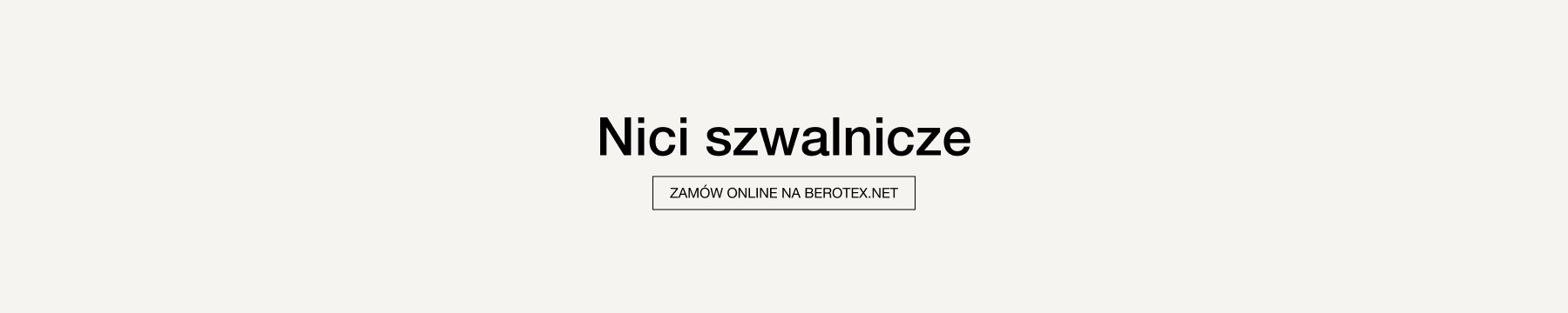 Nici poliestrowe do szycia ręcznego i maszyn