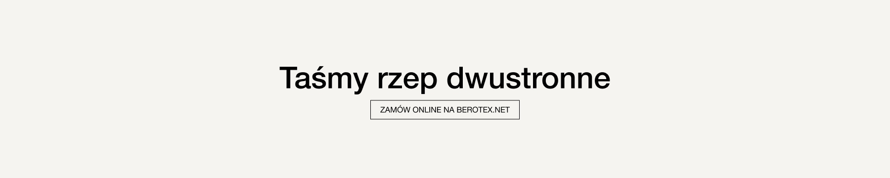 Taśma rzep dwustronna - rzepy Back-to-Back