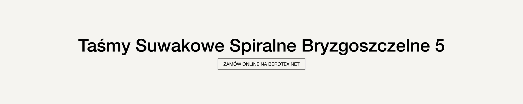 Taśma suwakowa bryzgoszczelna 5 mm