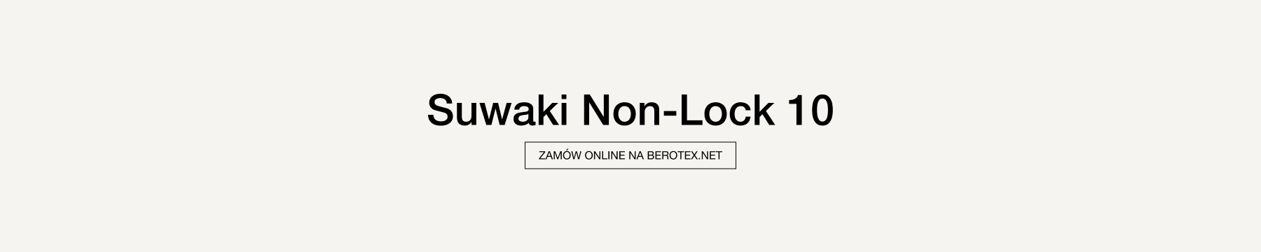 Suwaki non lock #10 – do taśm suwakowych #10