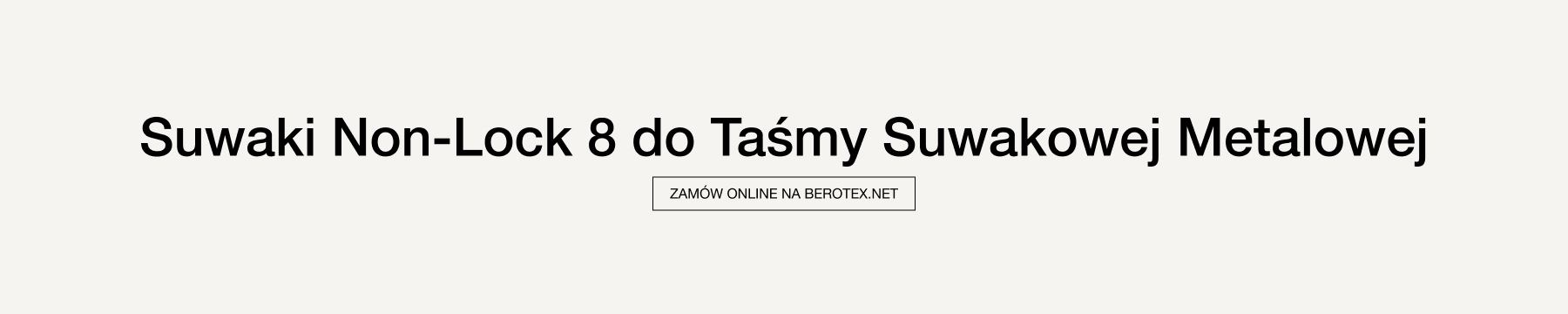 Nezamykací posuvníky #8 zip tape a zámky
