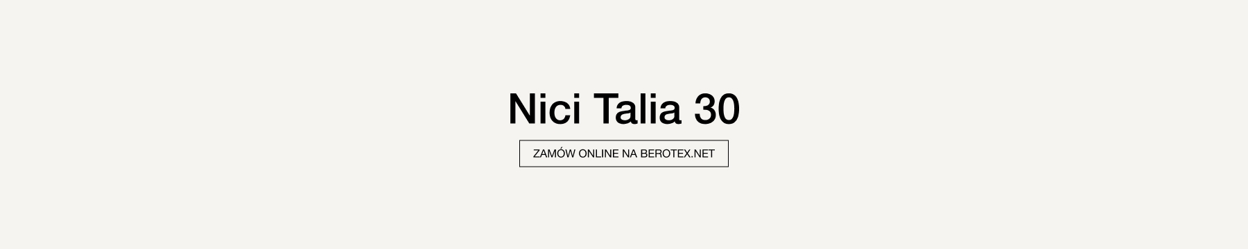 Garne Talia 30 - Bekleidungsfäden mit sehr guten Näheigenschaften