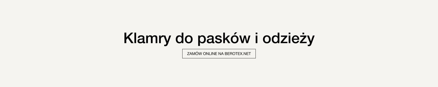 Klamry do pasków i odzieży
