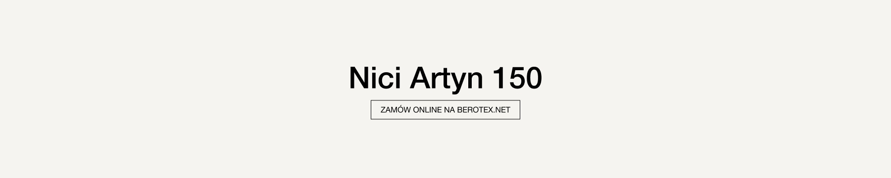 Nici do szycia Artyn 150 firmy Ariadna