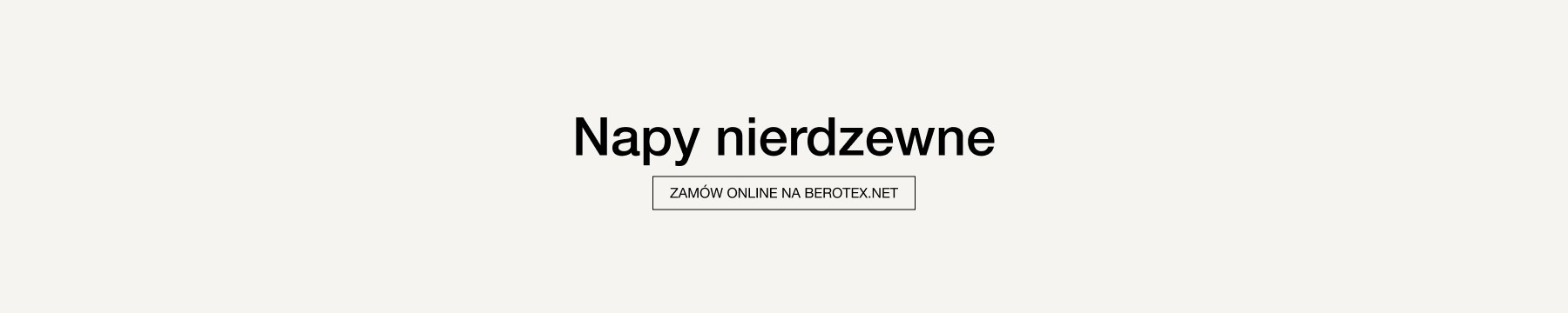 Nierdzewne napy metalowe