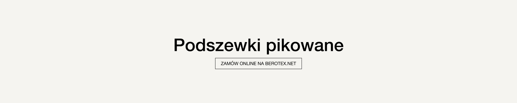 Prošívaná podšívka s teplem