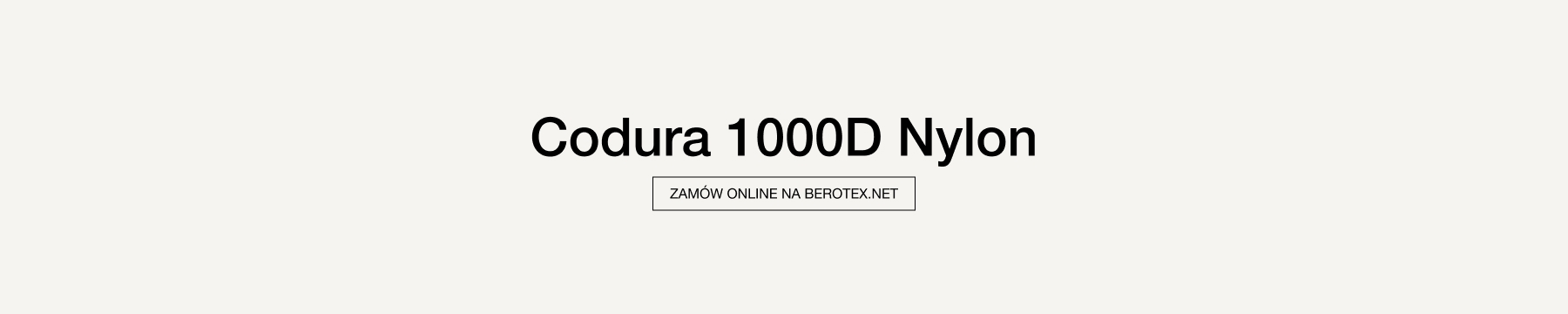 Nylon 1000D CODURA - extrem strapazierfähiges Material