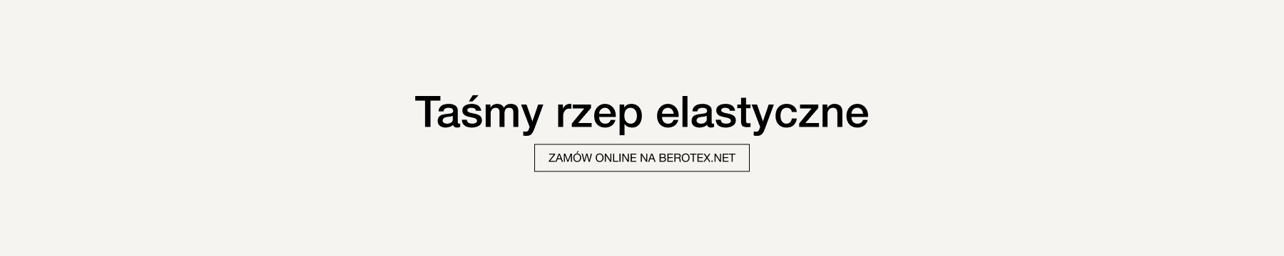 Taśmy rzep elastyczne w hurtowni tkanin Berotex