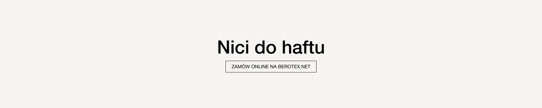 Nici do haftu maszynowego i ręcznego