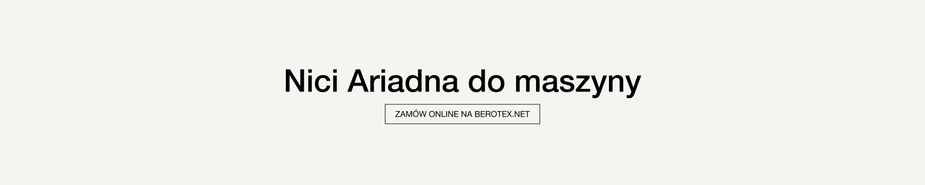 Dystrybutor nici Ariadna do maszyn – hurtownia Berotex