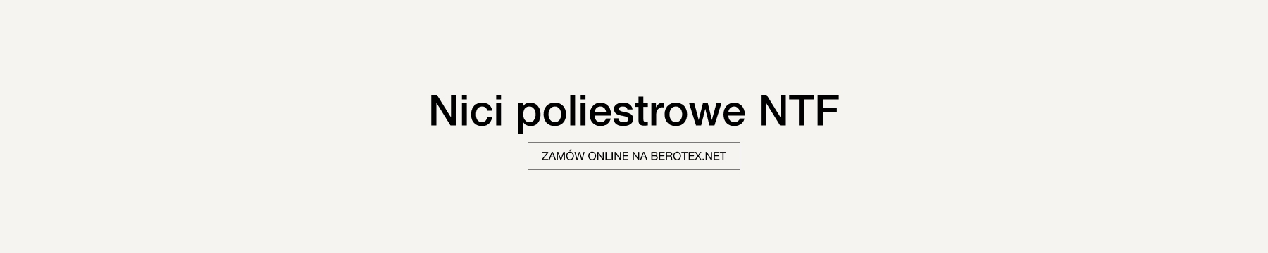 Nici poliestrowe NTF - kaletnicze i krawieckie