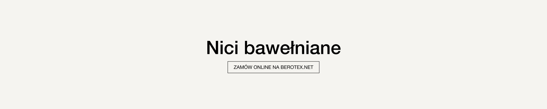 Nici bawełniane