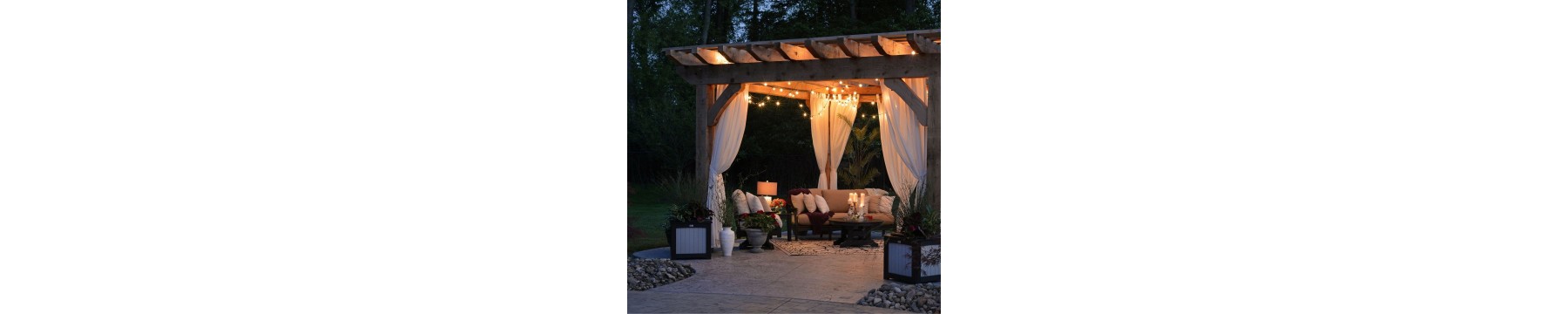 Garden fabrics for curtains