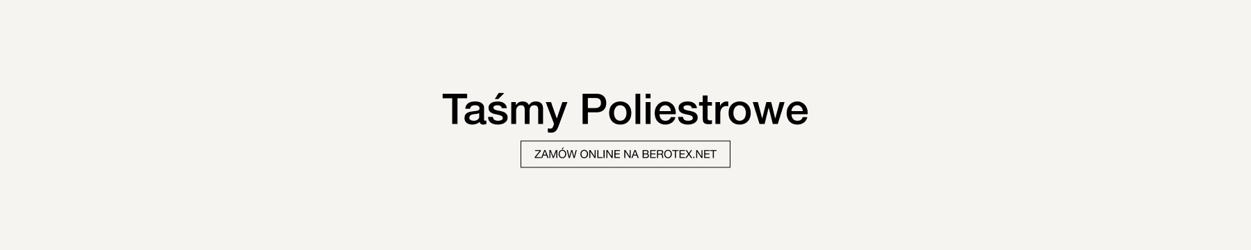 Taśmy poliestrowe