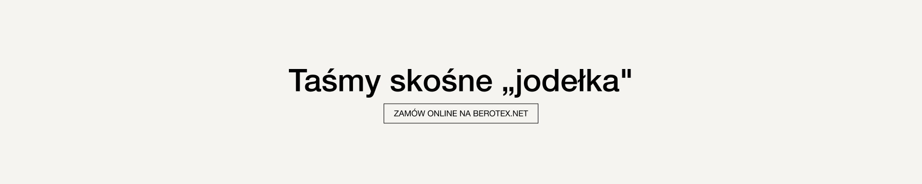 Taśmy skośne „jodełka"