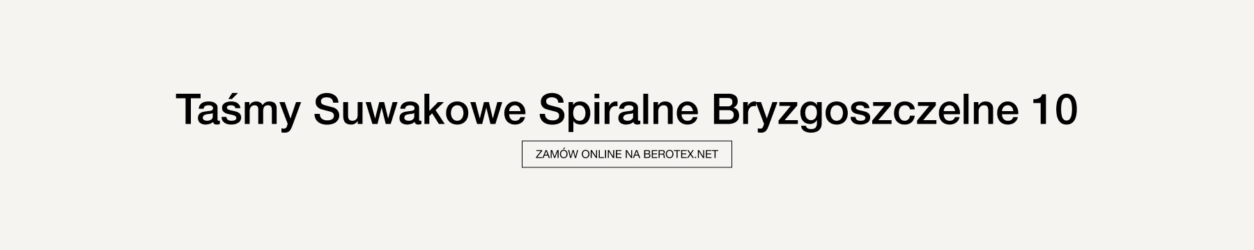 Taśmy Suwakowe Spiralne Bryzgoszczelne 10