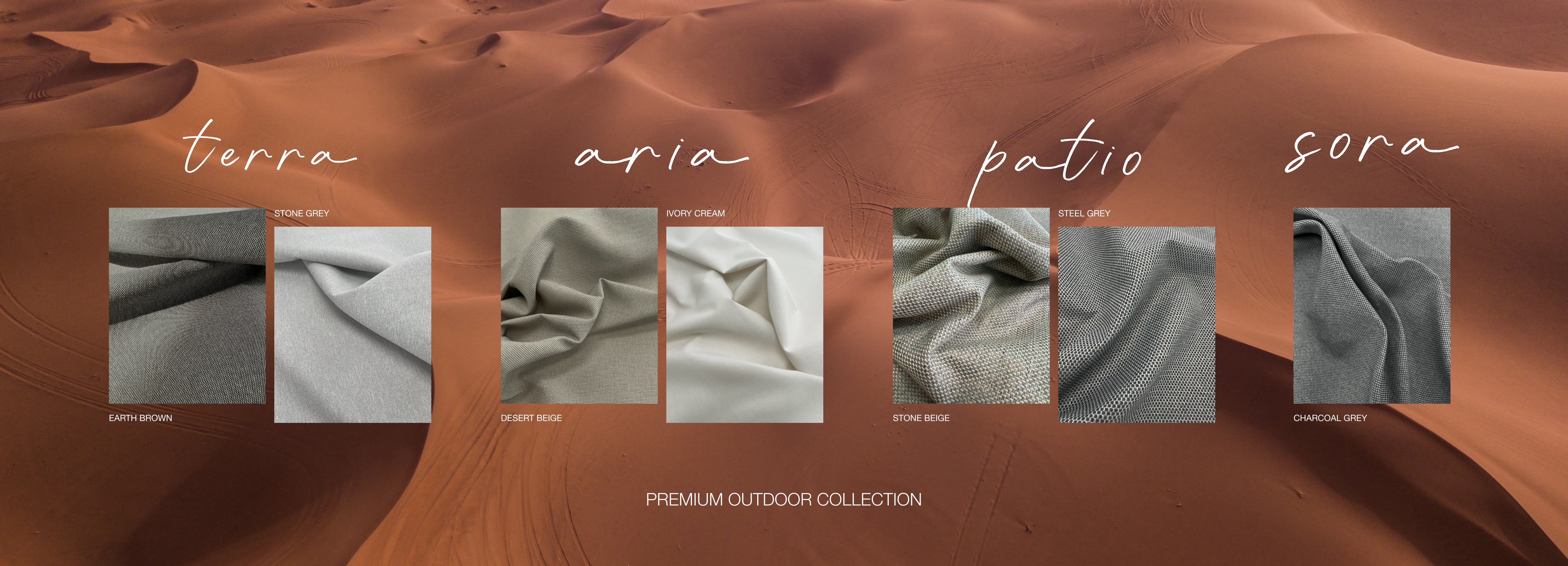 Premium Outdoor Collection - Aria, Terra, Patio, Sora